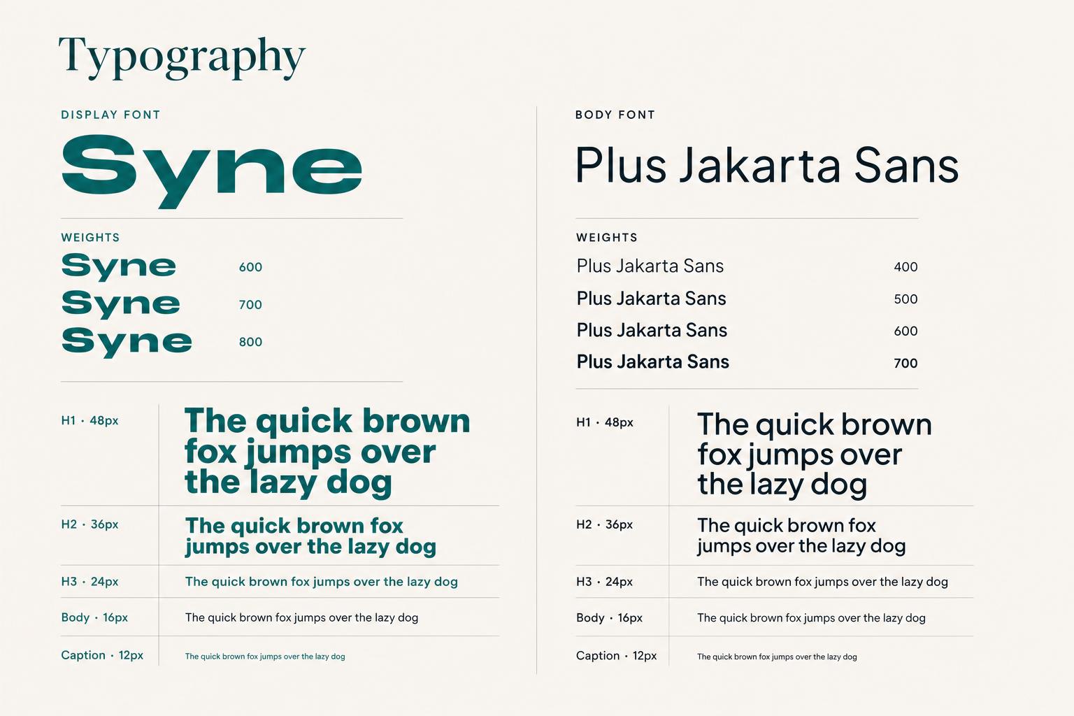 Typography system